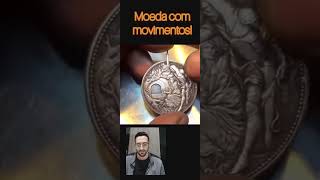 MOEDA ESPECIAL COM MOVIMENTOS moedaantiga dolar dólar moedasdomundo [upl. by Galan]