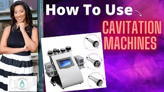 How to Use 6 in 1 Cavitation Machine for Body amp Face  Complete Spa Treatment Demo [upl. by Dilaw]