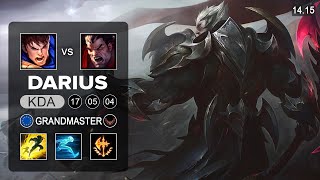 Darius vs Garen Top  EUW Grandmaster  Patch 1415 Season 14 [upl. by Mcallister50]