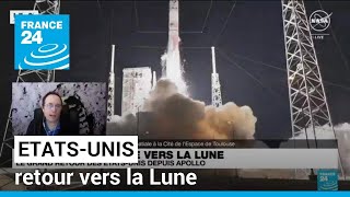 EtatsUnis  retour vers la Lune • FRANCE 24 [upl. by Bridges]