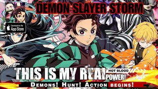 Demon Slayer Storm Gameplay  Upcoming RPG Game iOS [upl. by Netnilc841]