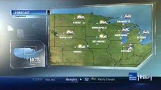 TWC HD Local Forecast WTrammell Starks  111007  1158pm [upl. by Tori775]