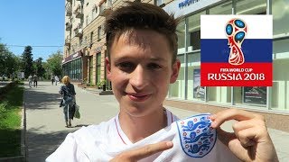 WEARING ENGLAND SHIRTS IN RUSSIA GETTING ATTACKED  England vs Tunisia [upl. by Neom]