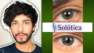 Natural Colors Buzios VS Hidrocor Buzios  Green Colored Contacts for Brown Eyes [upl. by Johan]