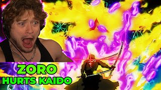 ZORO 9 SWORD STYLE VS KAIDO One Piece 1027 Reaction [upl. by Devina]