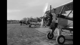 New Brunswick Forest Protection Ltd Stearmans 1954 [upl. by Koslo]