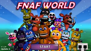 FNaF World Update 2 Normal Mode Complete Gameplay again  FNaF World Update 2 Gameplay Part 2 [upl. by Anatlus55]