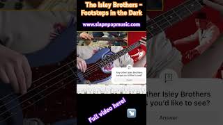 The Isley Brothers  Footsteps in the Dark  Bass tab and cover basscover bassguitar bass [upl. by Eneluqcaj849]