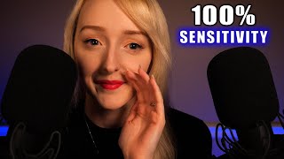 ASMR 100 Sensitivity Ear to Ear Slow Whispers  1 Hour [upl. by Pero519]