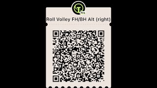 PickleDrill 6 Roll Volley FH BH Alt Right [upl. by Bondy]