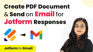 How to Convert Jotform Responses into PDFs amp Share via Email [upl. by Nedloh]