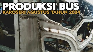 BUS FACTORY PART 2 KAROSERI AGUSTUS trending viralvideo shorts [upl. by Madelle]