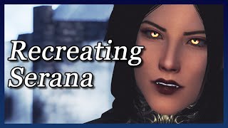 Recreating Serana RaceMenu Preset Showcase [upl. by Eicak]