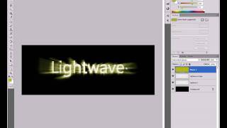 Lichtstrahlen Text erstellen  Photoshop Tutorial Basic [upl. by Maren]