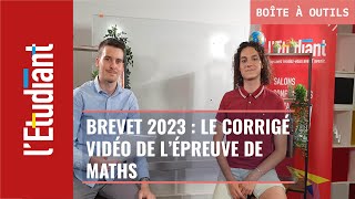 Brevet 2023  le corrigé de lépreuve de maths [upl. by Burkitt]