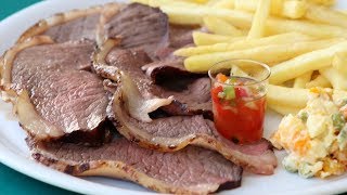 Grilled quotpicanhaquot Churrasco de picanha [upl. by Trstram]