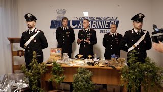 Operazione antidroga dei carabinieri 9 arresti sequestrati 7 chili di droga e 17 mila euro [upl. by Onder]