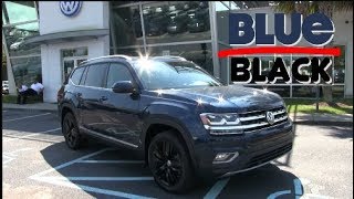 New 2018 VW ATLAS SEL with 20 INCH BLACK Wheels  Quick Review  Hurricane Atlas Sale  Sept 2017 [upl. by Alolomo]