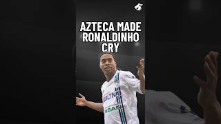 The day the Azteca made Ronaldinho 🇧🇷 cry 🥹🏟️🇲🇽 [upl. by Hgielsa]