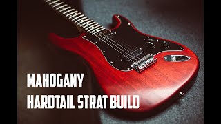 Mahogany Hardtail Strat Demo  Vanson Guitar Pickups [upl. by Weisbart]