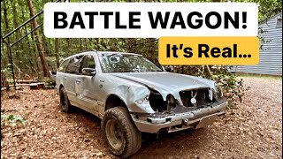 Mercedes Benz Battle Wagon  500 Of Locked And Lifted Greatness W210 [upl. by Yenobe]