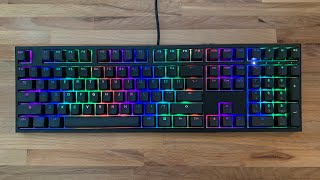 Ducky One 2 RGB Full Size Mechanical Keyboard Review [upl. by Cogn521]