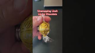 ASMR  Unwrapping Lindt Lindor White Chocolate shorts satisfying [upl. by Julie811]