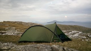 Vango Hydra 200  2 Nights Solo Wild Camping Mayo Ireland [upl. by Bartolome962]