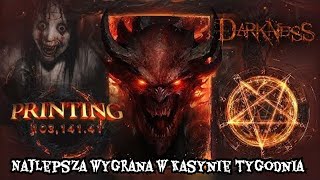 KASYNO SHOTY Mega wygrana w slocie Darkness [upl. by Anahpets]