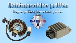 Lichtmaschine prüfen  Regler prüfen  Generator prüfen  Batterieladung prüfen [upl. by Piotr642]