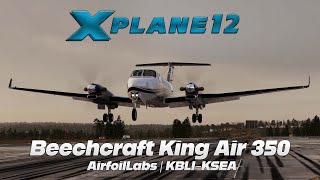 XPlane 12  AirfoilLabs King Air 350  KBLIKSEA [upl. by Razid97]