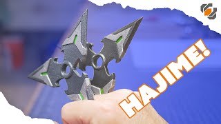 Genjis Shuriken Prop  How to 3D Print Flexible Weapons [upl. by Atikir428]