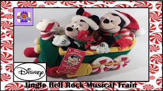 2000 Disney Christmas Mickey and Minnie Jingle Bell Rock Musical Train Plush [upl. by Etnahsa]