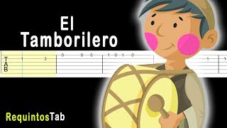 El Tamborilero  Guitarra Tutorial  Tabs [upl. by Vudimir]