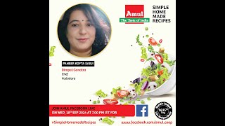 Chef Dimpal Ganatra Episode 8317 SimpleHomemadeRecipes Facebook Live [upl. by Nywles]