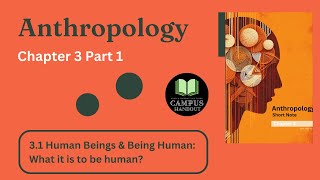 Anthropology Chapter 3  Part 1  Human Diversity Comparative Approach [upl. by Kalvn]