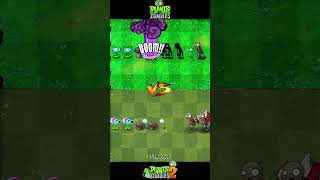 Pvz vs pvz 2  Snow Peas Doom shrooms Plant Team Vs Gargantuar zombie Team shorts [upl. by Aubigny]