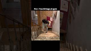 Two cramps per step 😣 motivation gymmemes shortvideos viralshort gym shortsviral shorts [upl. by Aymer]