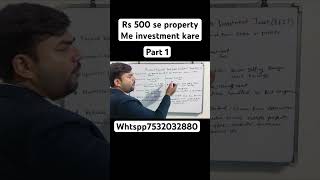 REIT Vs Physical Property Star investing in property at Rs 500 investment reit mutualfunds sip [upl. by Anelrats]