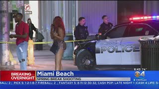 Spring Break Weekend Marred By Shootings On Miami Beach [upl. by Yerffoeg]