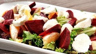 Ensalada de betabel con naranja y queso de cabra [upl. by Hairacaz762]