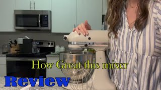 Artisan KitchenAid Stand Mixer Review  How Great this mixer [upl. by Aidin]