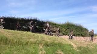 Les militaires en manoeuvre en Aveyron [upl. by Ueik]