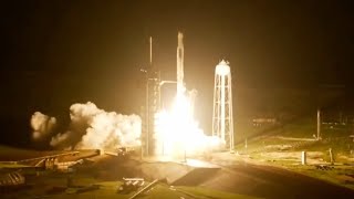 Blastoff SpaceX launches Polaris Dawn crew on first private spacewalk mission [upl. by Akihsar]