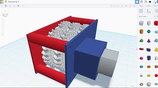 motorreductor en Tinkercad para impresión 3D de engranes Helicodales [upl. by Rind449]