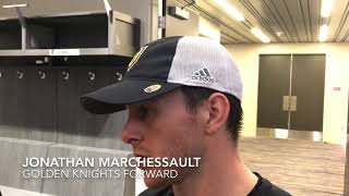 Forward Jonathan Marchessault liked what he saw of teammate Vadim Shipachyov Thursday [upl. by Perrins]