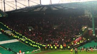 Aberdeen Fans Full Time Parkhead  Stand Free [upl. by Seve]