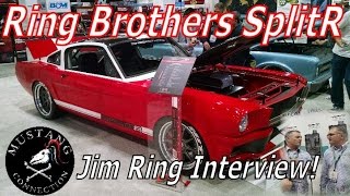 Ring Brothers SplitR 1965 Mustang Fastback Interview with Jim Ring SEMA 2015 [upl. by Chasse]