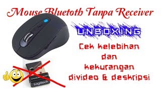 UNBOXING Mouse Bluetooth Tanpa Receiver  Murah [upl. by Vladimir737]