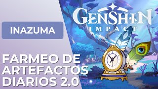 Farmeo diario de Artefactos en Inazuma  Guía  GENSHIN IMPACT en ESPAÑOL [upl. by Anire]